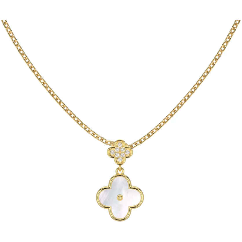 gold clover necklace
