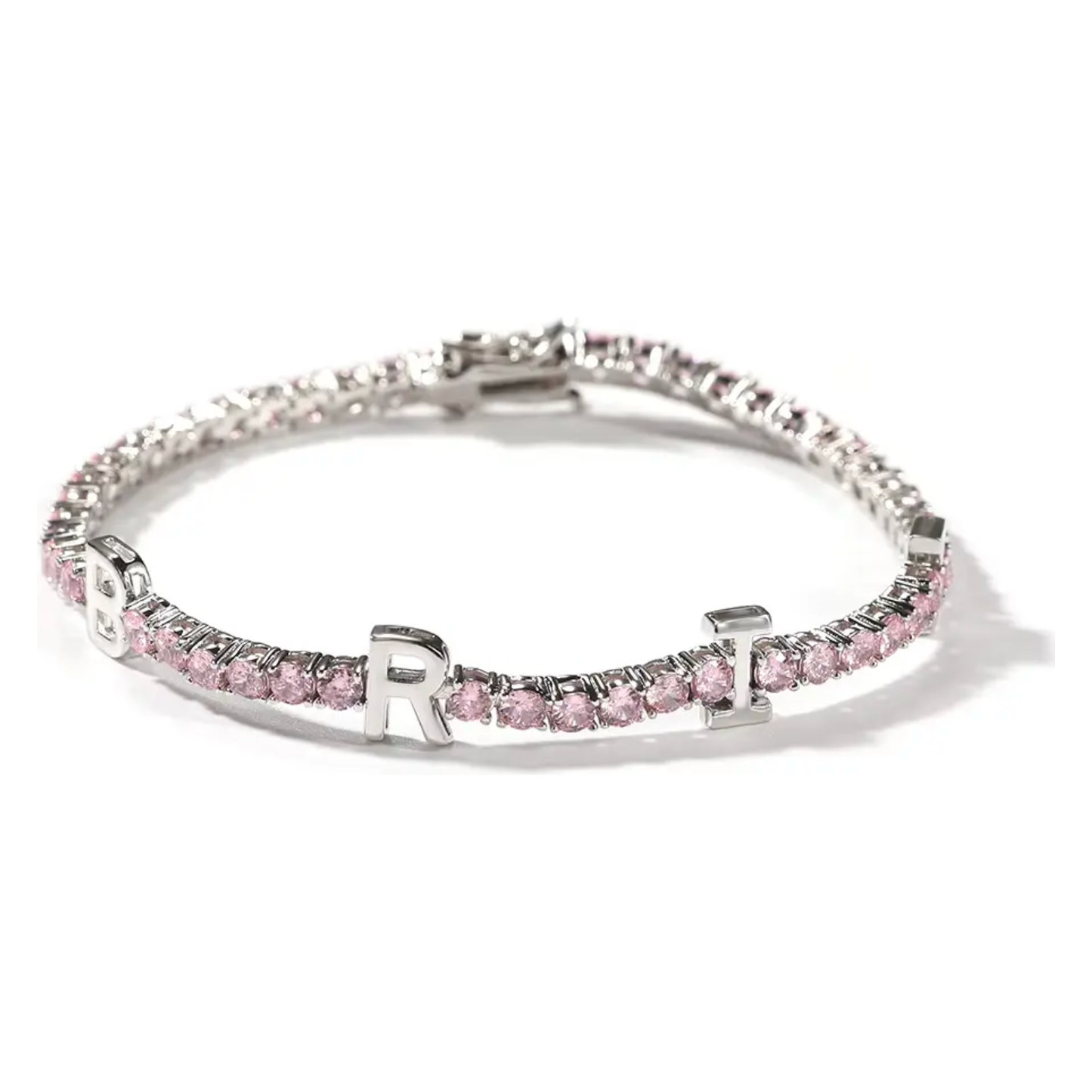 Maya Customisable name gold plated tennis bracelet/anklet